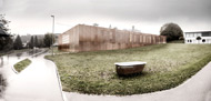 Visualisierung Architektur Wettbewerb Aussen Stadtarchiv Luzern Schweiz 2011 3. Platz