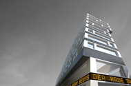Visualisierung Architektur Wettbewerb Aussen Hochhaus Europaallee Baufeld B 2011 1. Platz