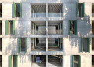 Visualisierung Architektur Wettbewerb Aussen Wohnungsbau Baufelder 19 21 Bern Bruennen Fassade 2012